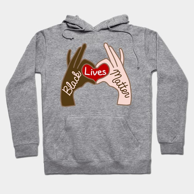 Black Lives Matter Black People Matters Hoodie by Catcrea